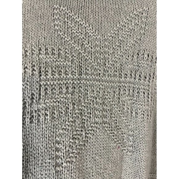 Retro Holiday Sweater Men 2X Green Snowflake Neutral Classic Festive Christmas - Picture 7 of 12